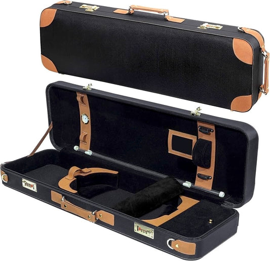 Deluxe Violin Travel Case Brown/Black